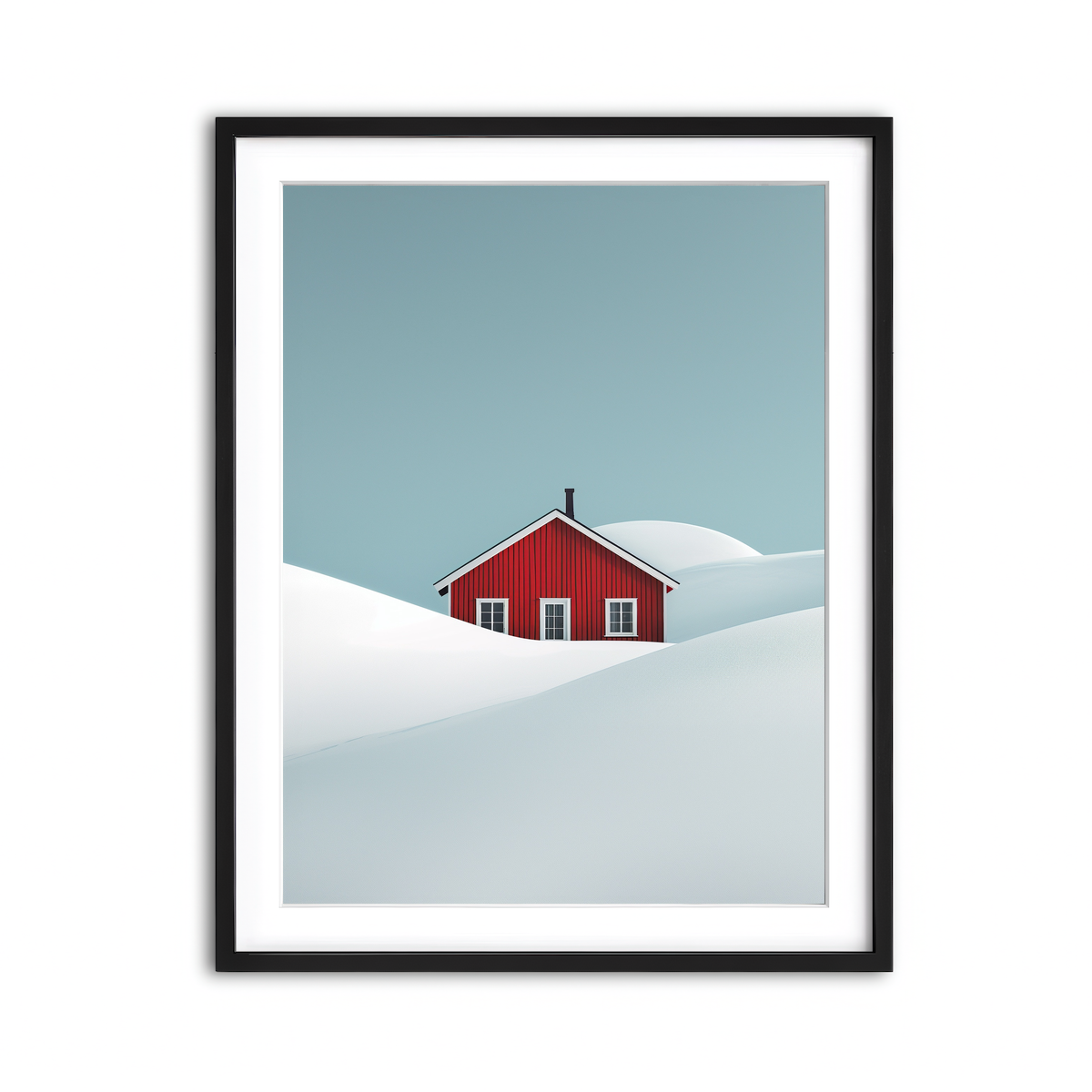 Framed Print 3x4 Black
