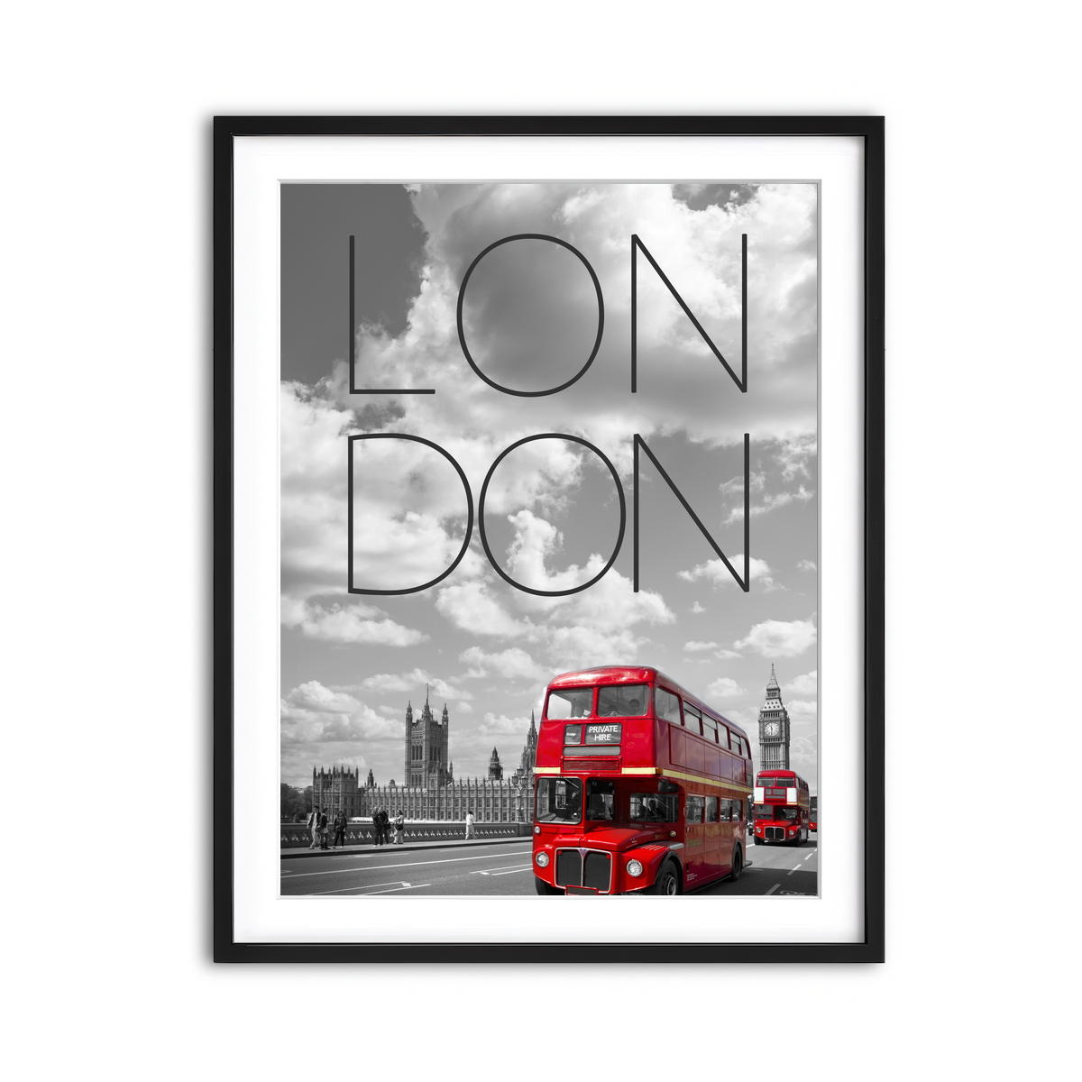 Framed Print 3x4 Black