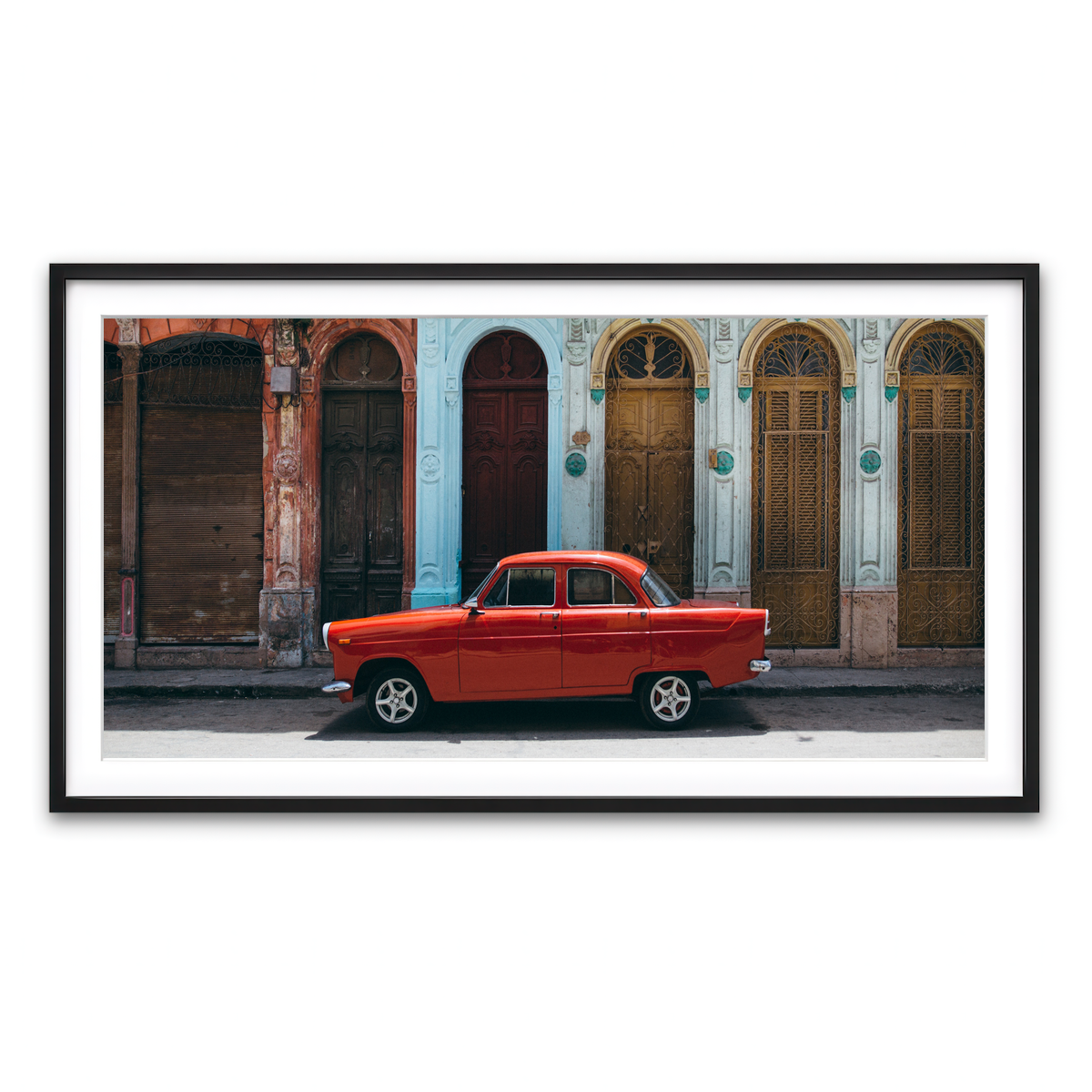Framed Print 2x1 Black