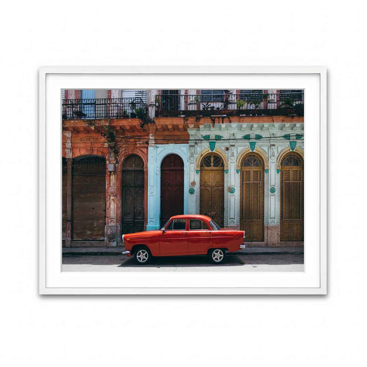 Framed Print 4x3 White