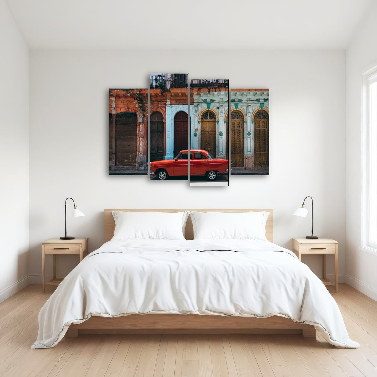AUTO-MOCKUP ROOM | Red Car in Cuba
