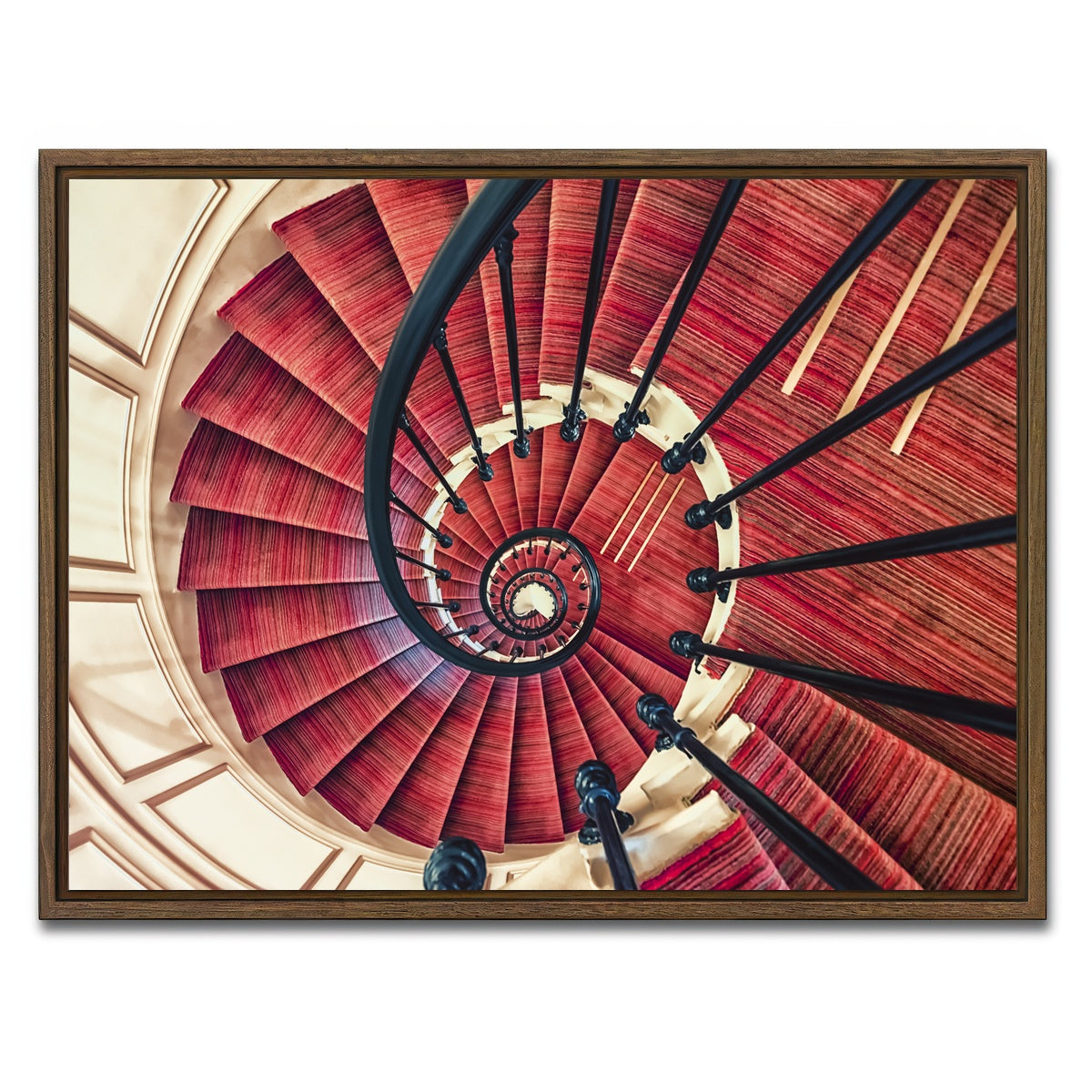 AUTO-MOCKUP WHITE | Red Carpet | 1 Piece | Walnut Framed Canvas | group=4x3