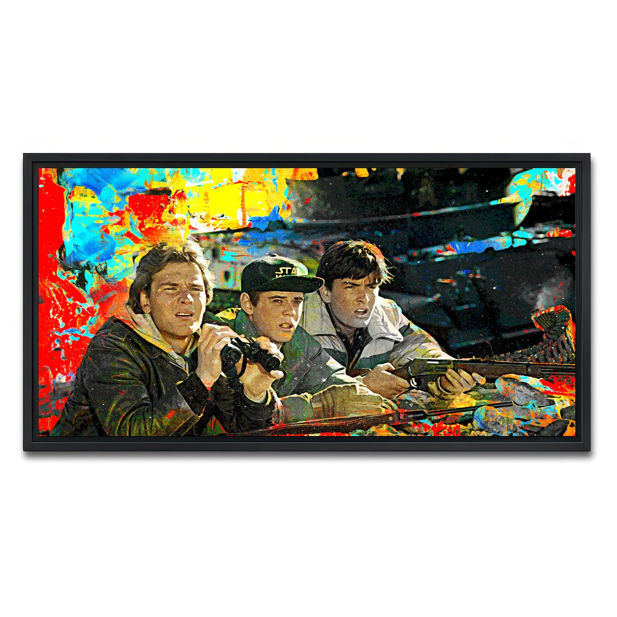 AUTO-MOCKUP WHITE | Red Dawn | 1 Piece | Black Framed Canvas | group=2x1