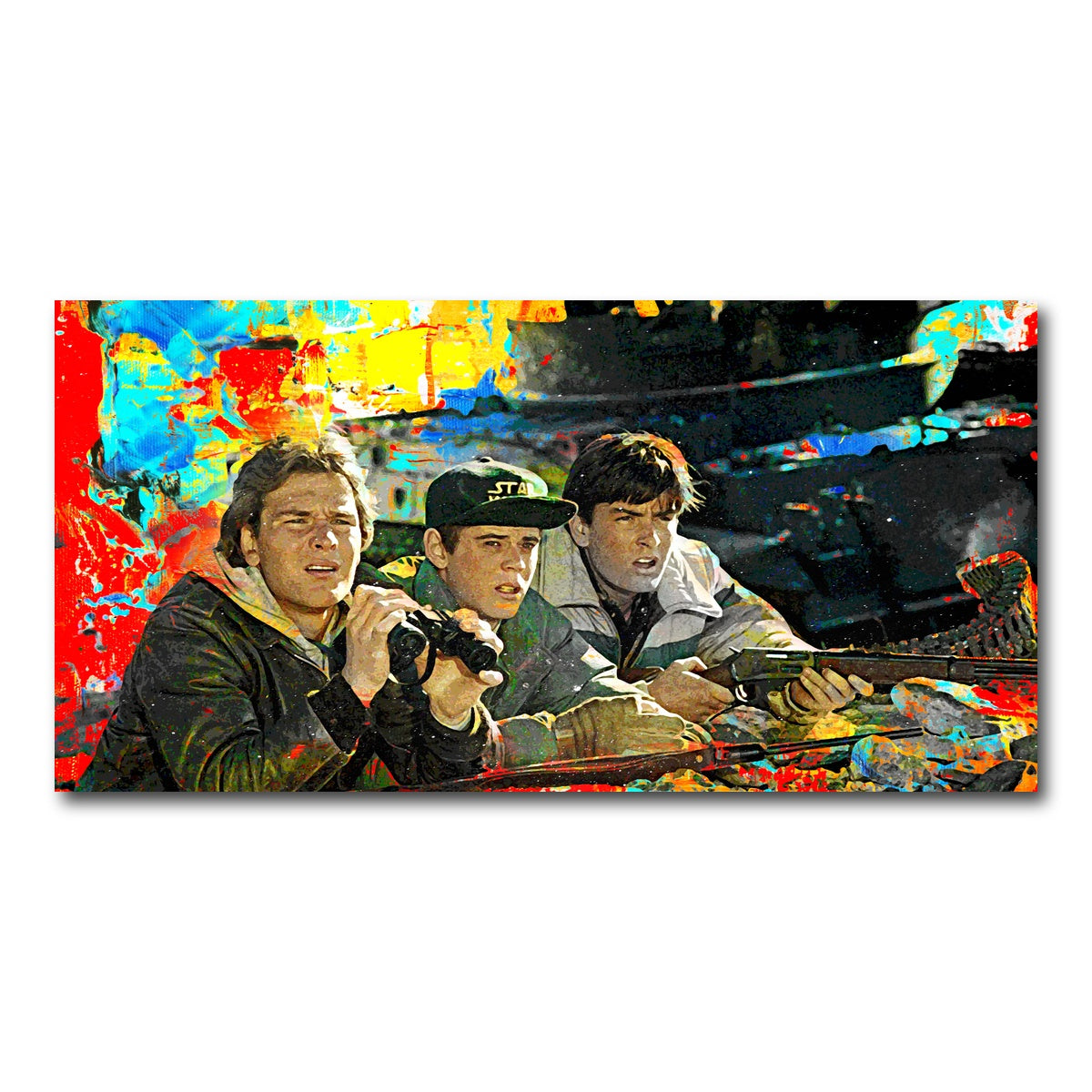 AUTO-MOCKUP WHITE | Red Dawn | 1 Piece | Gallery Wrap Canvas | group=2x1