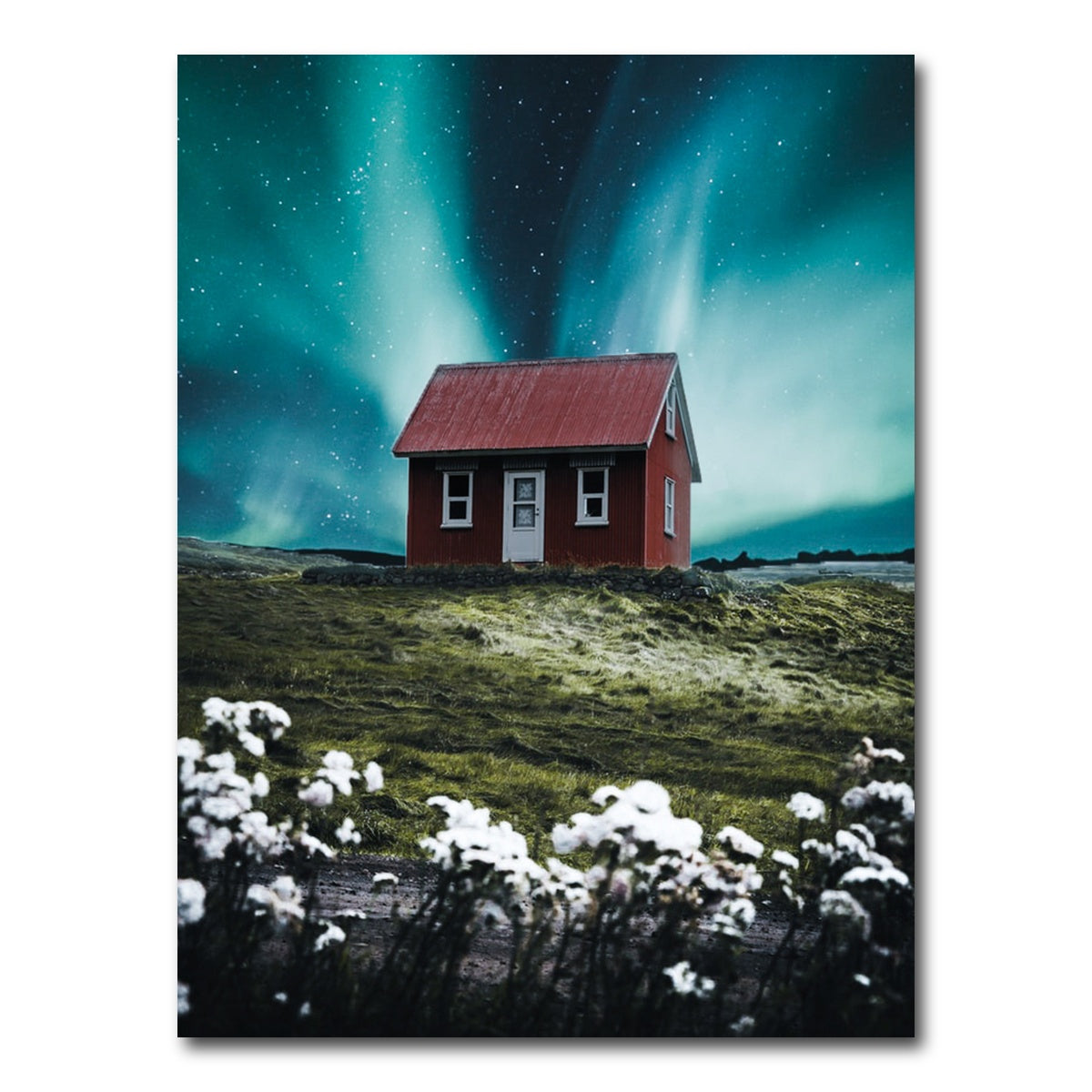 AUTO-MOCKUP WHITE | Red House Aurora | 1 Piece | Gallery Wrap Canvas | group=3x4