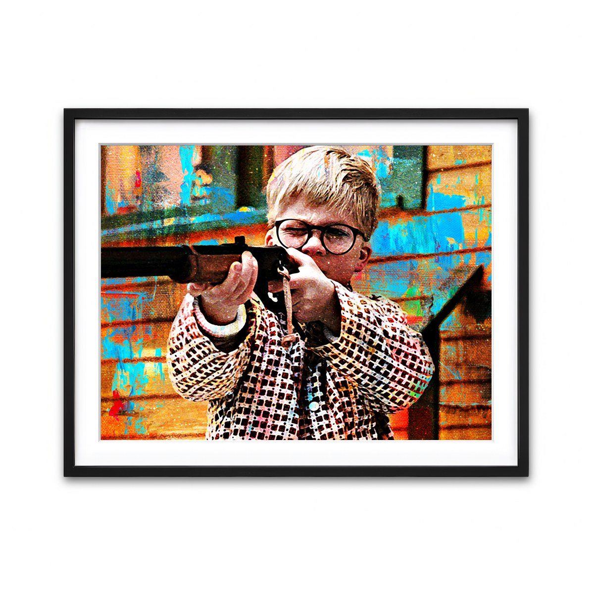 Framed Print 4x3 Black