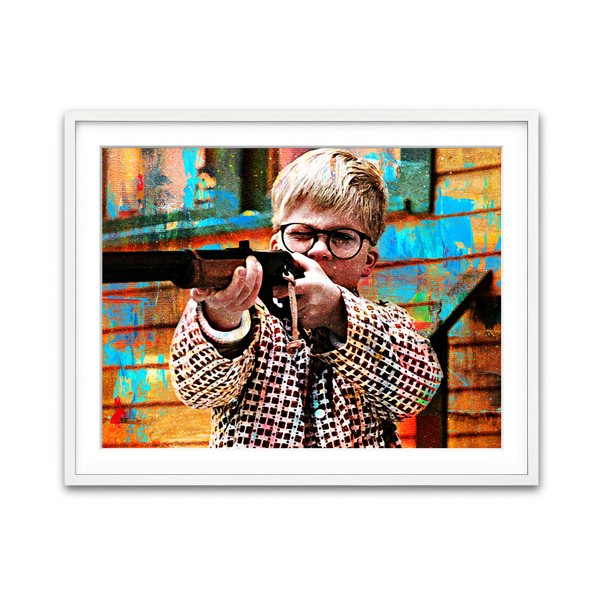 Framed Print 4x3 White