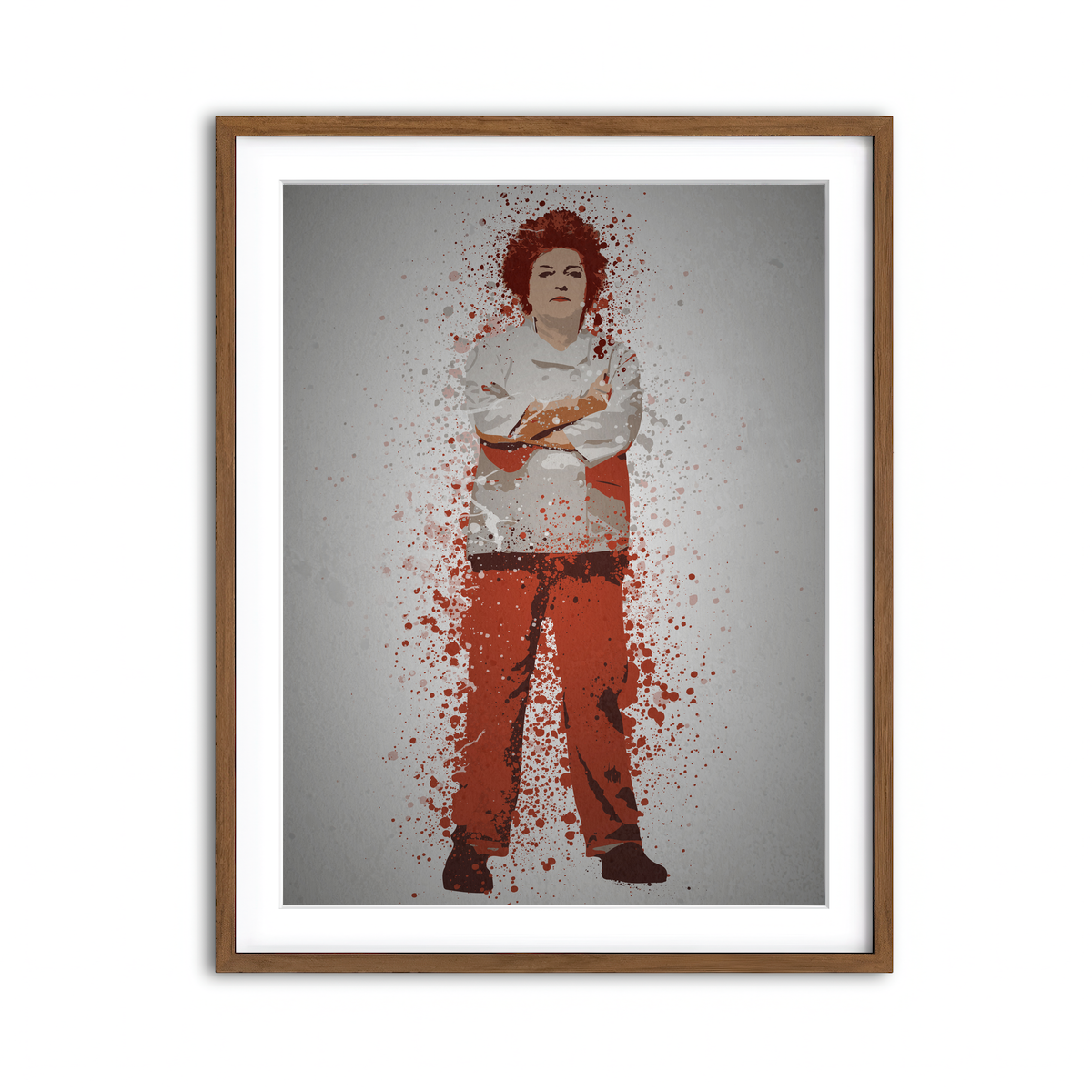 Framed Print 3x4 Walnut