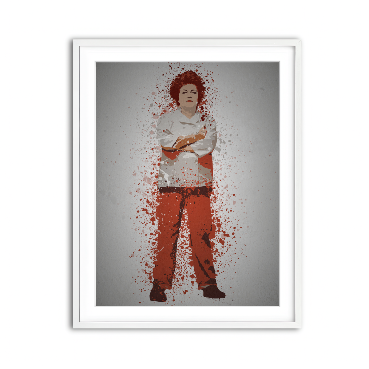 Framed Print 3x4 White