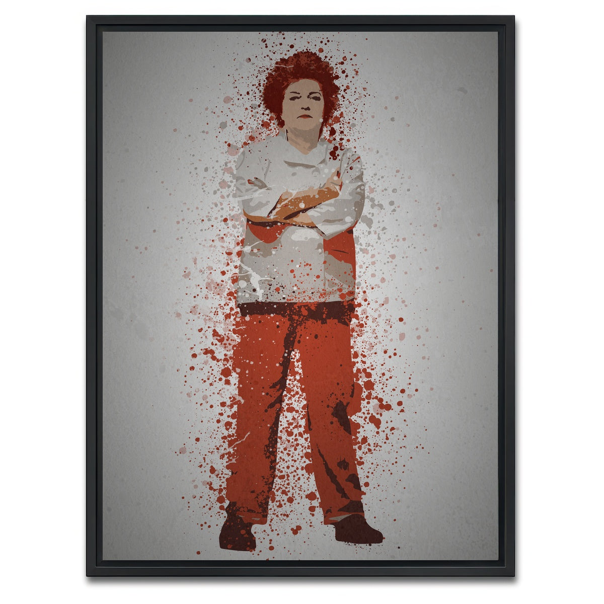 AUTO-MOCKUP WHITE | Red | 1 Piece | Black Framed Canvas | group=3x4