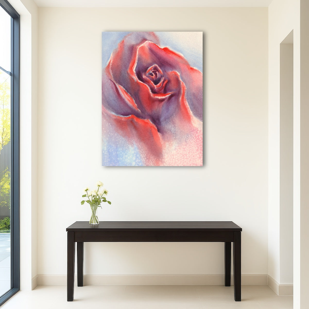 AUTO-MOCKUP ROOM | Red velvet rose