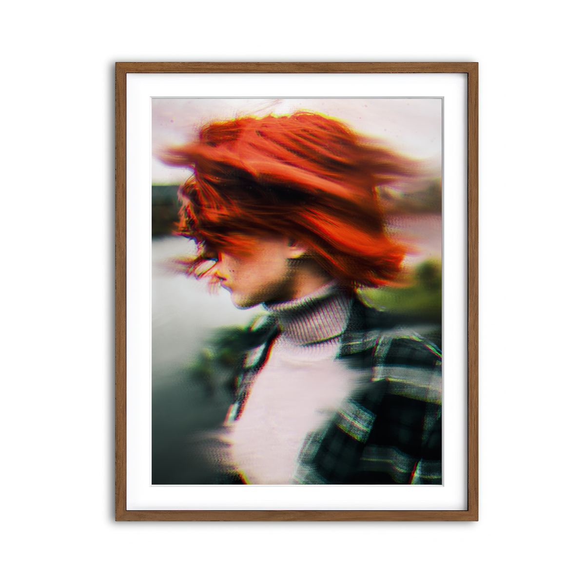 Framed Print 3x4 Walnut