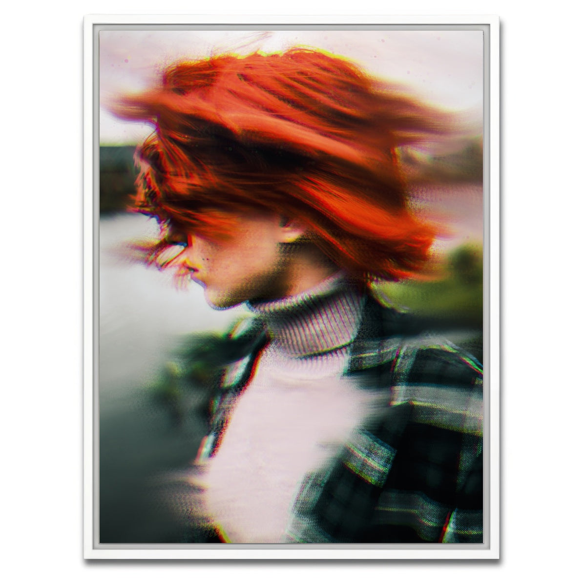 AUTO-MOCKUP WHITE | Redhead | 1 Piece | White Framed Canvas | group=3x4