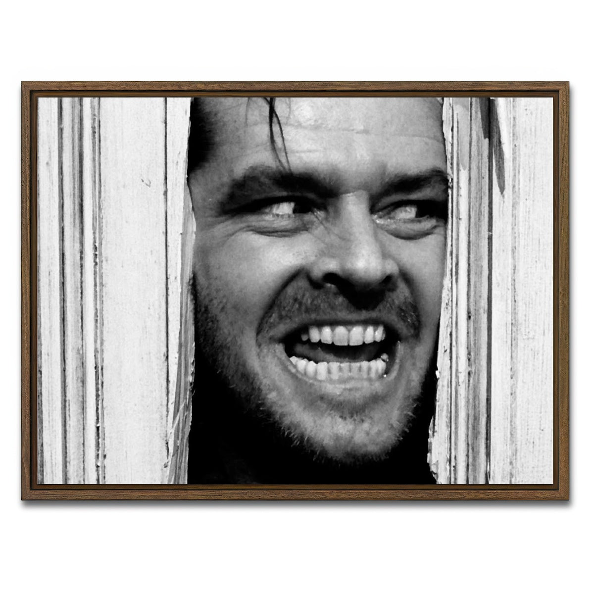 AUTO-MOCKUP WHITE | Redrum | 1 Piece | Walnut Framed Canvas | group=4x3