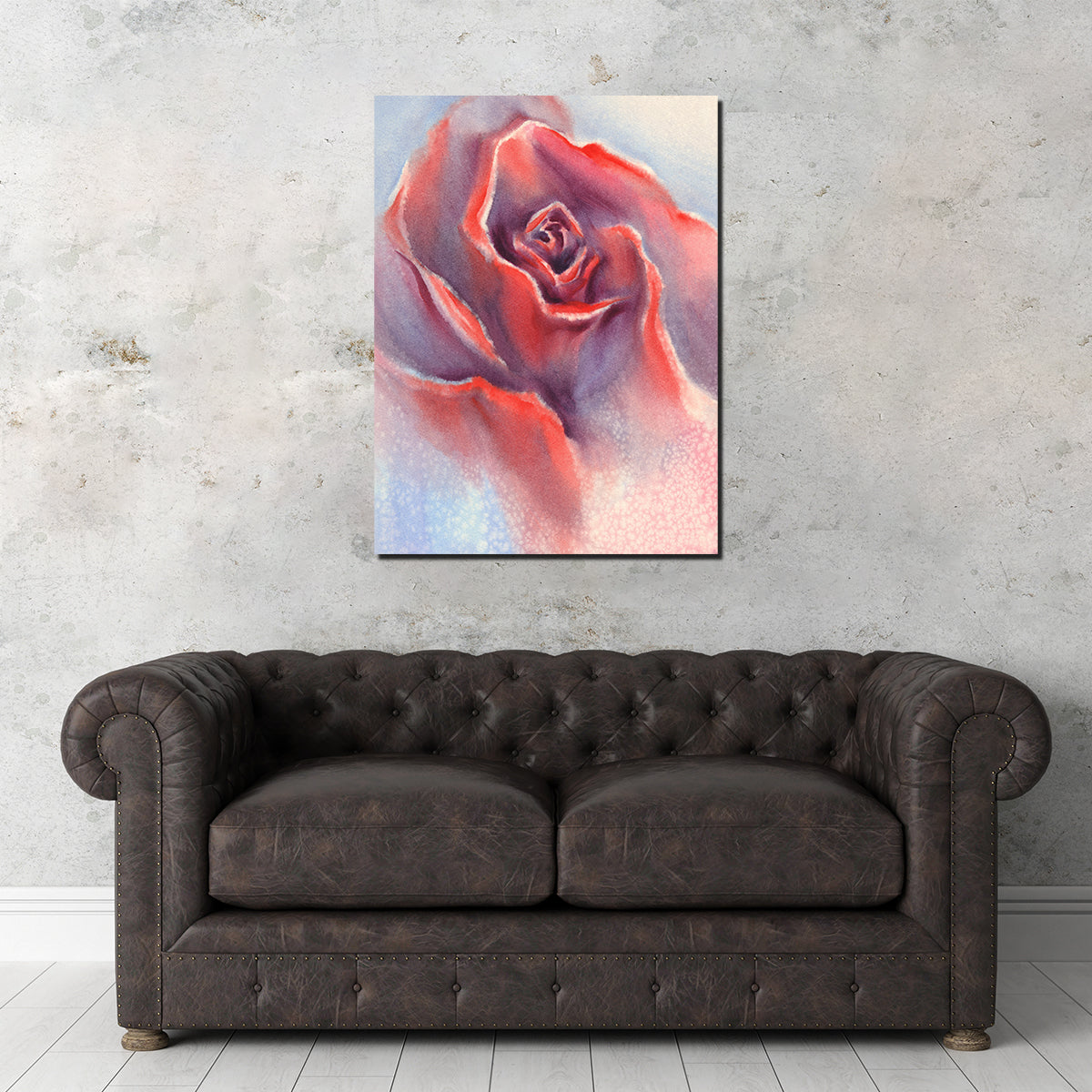 Red Velvet Rose Wall Art