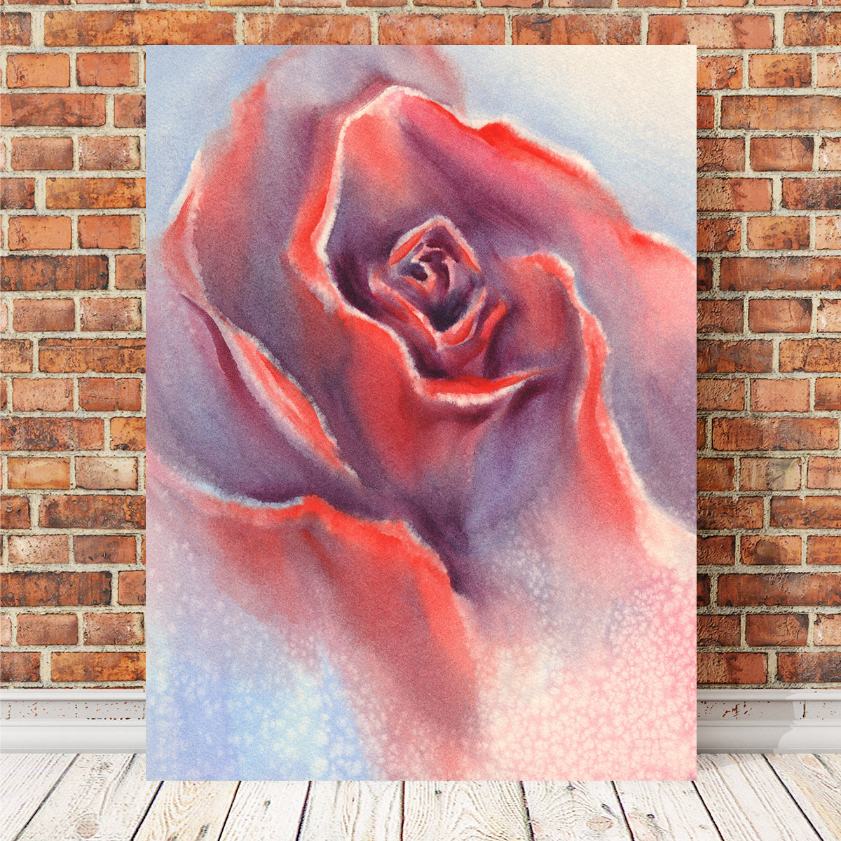 Red Velvet Rose Wall Art