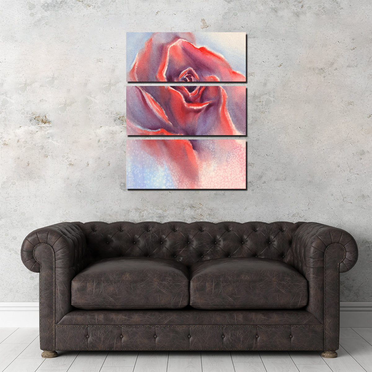 Red Velvet Rose Wall Art