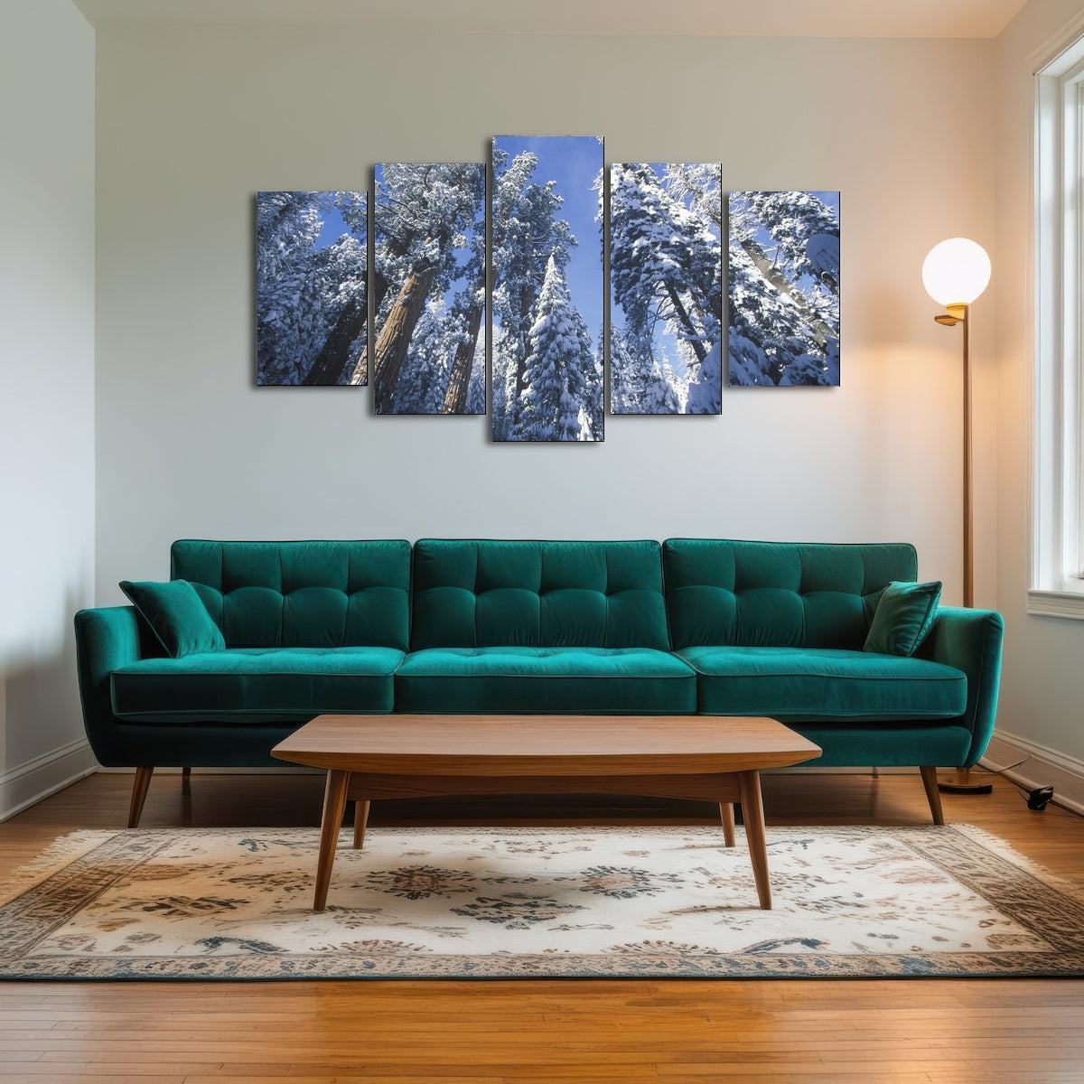 AUTO-MOCKUP ROOM | Redwoods Covered in Snow