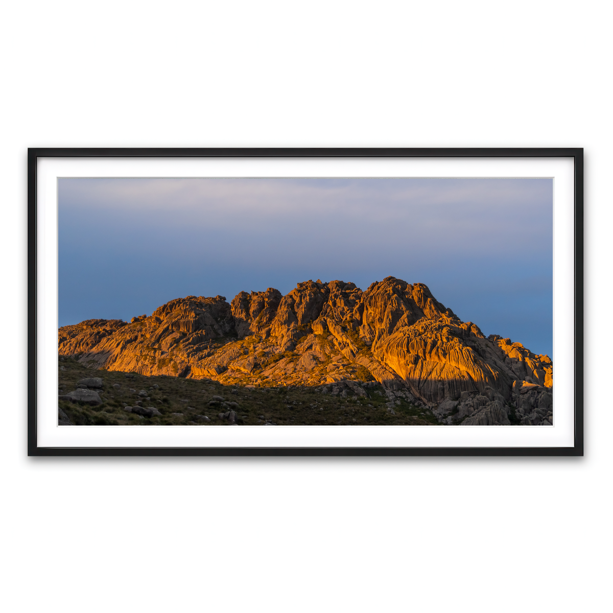 Framed Print 2x1 Black