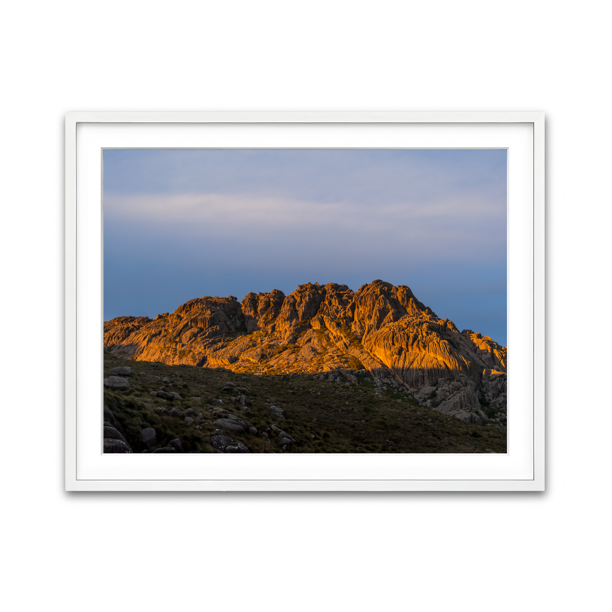 Framed Print 4x3 White