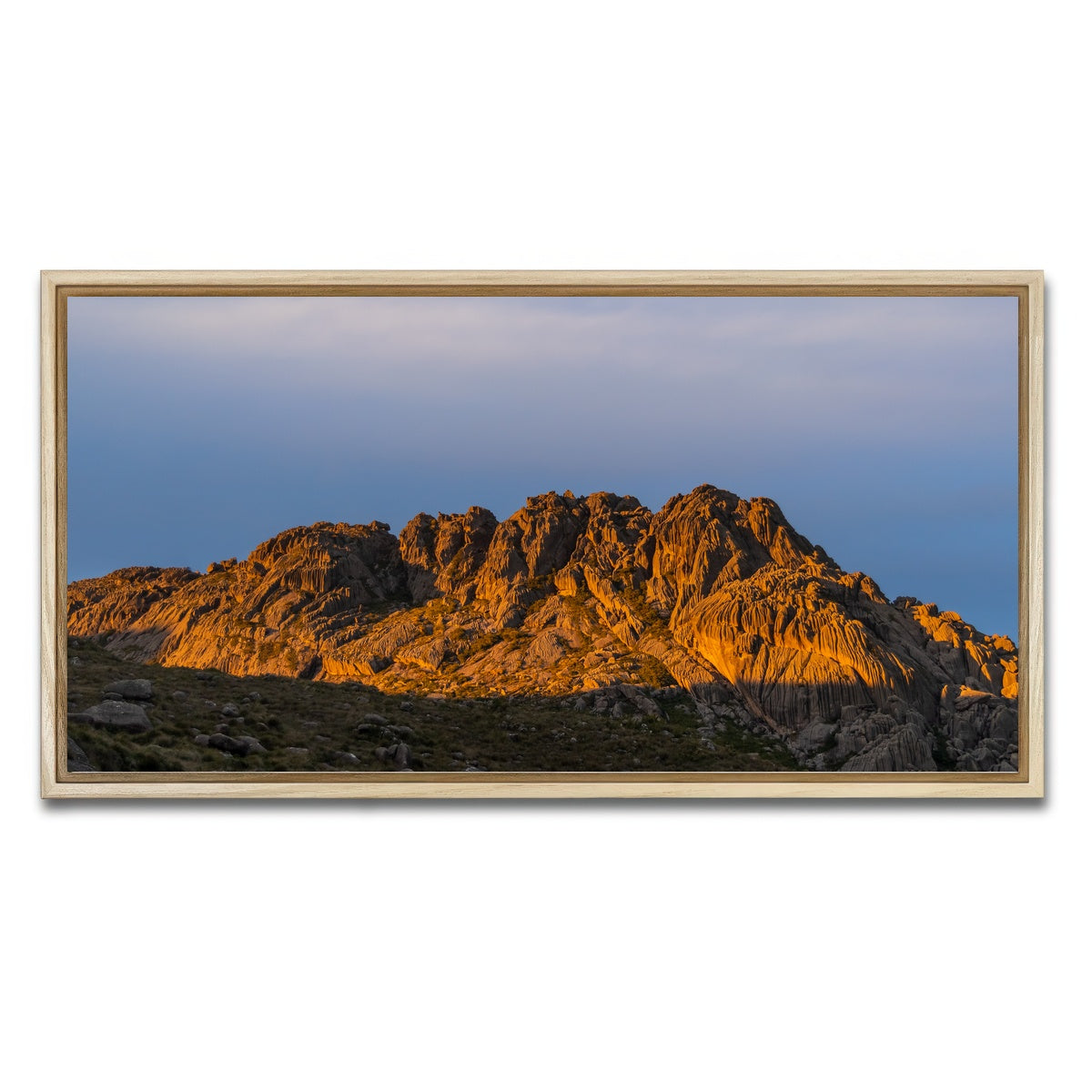 AUTO-MOCKUP WHITE | Reflected Sunset | 1 Piece | Natural Framed Canvas | group=2x1