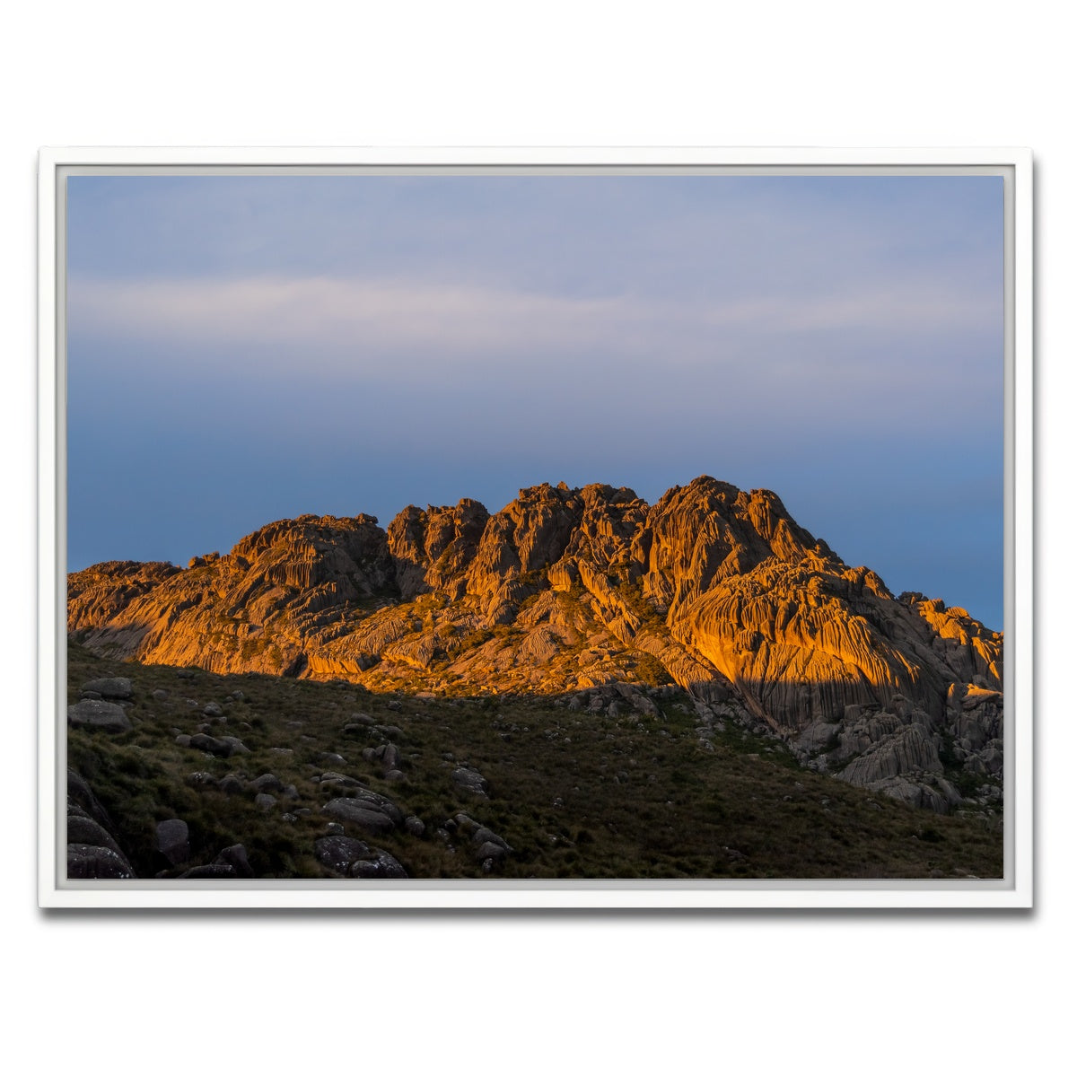 AUTO-MOCKUP WHITE | Reflected Sunset | 1 Piece | White Framed Canvas | group=4x3