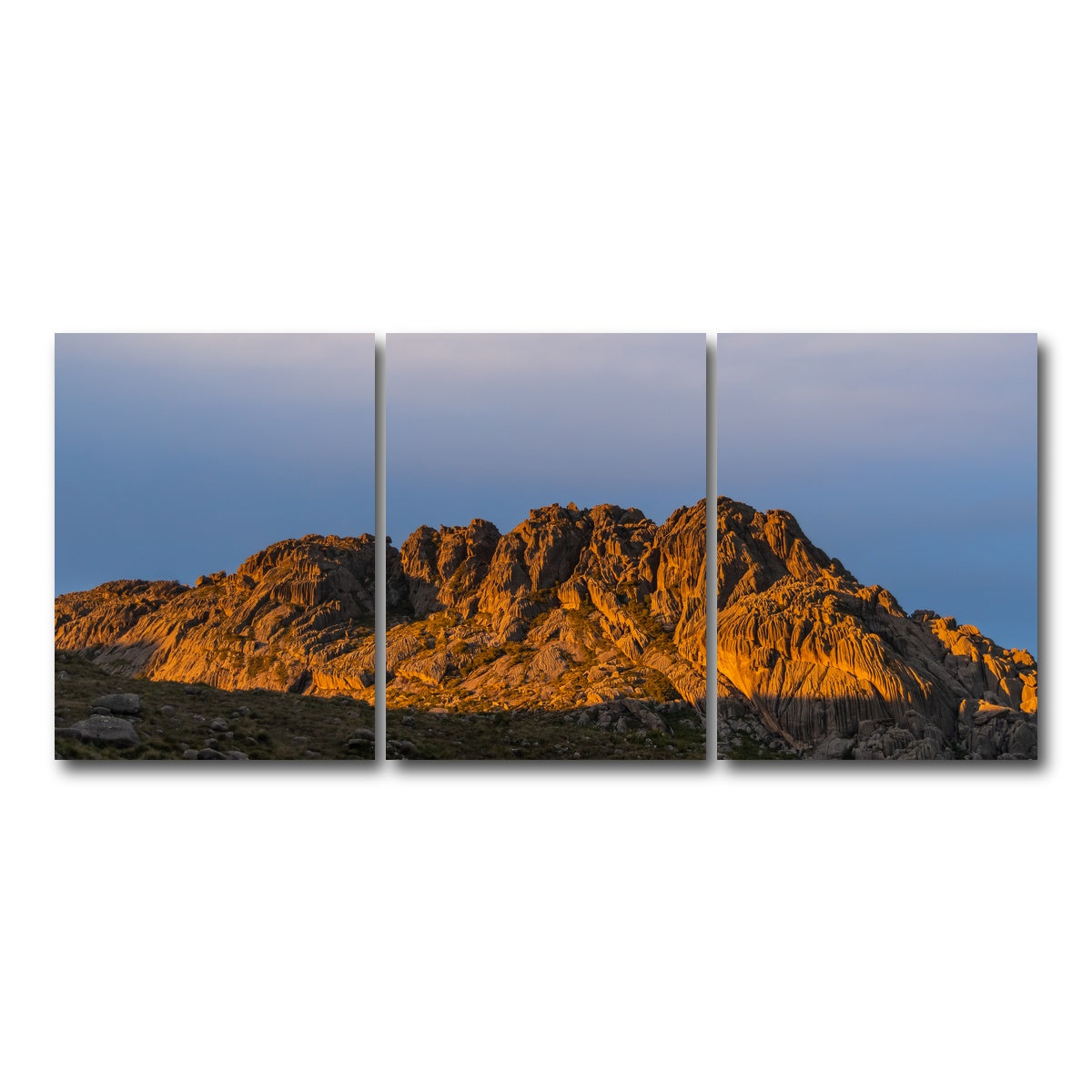 AUTO-MOCKUP WHITE | Reflected Sunset | 3 Piece | Gallery Wrap Canvas | group=18x24