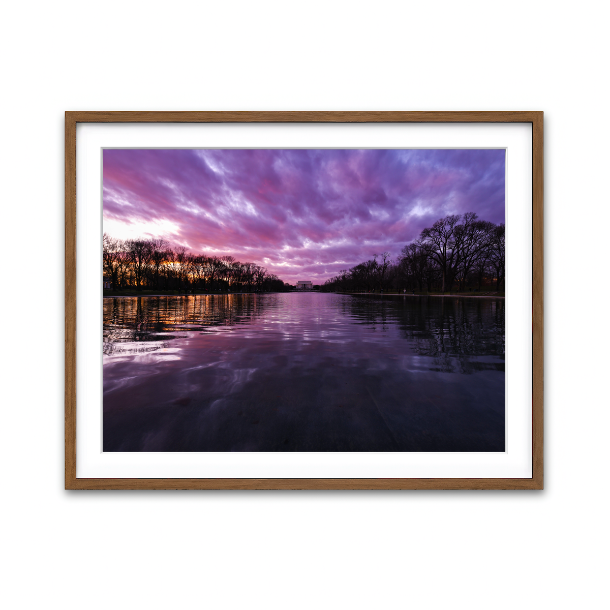 Framed Print 4x3 Walnut