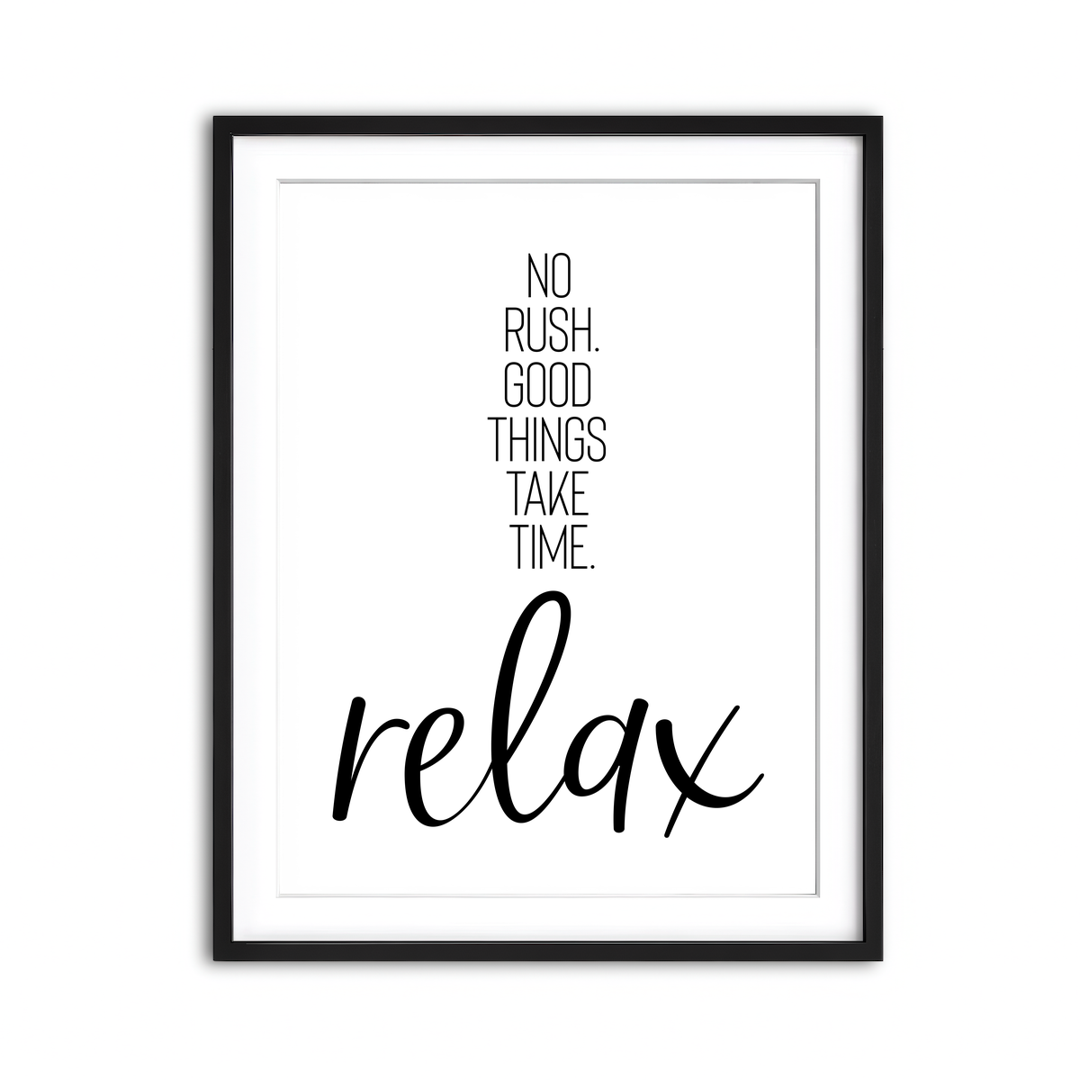 Framed Print 3x4 Black