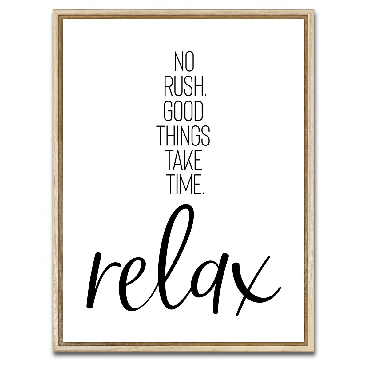 AUTO-MOCKUP WHITE | Relax | 1 Piece | Natural Framed Canvas | group=3x4