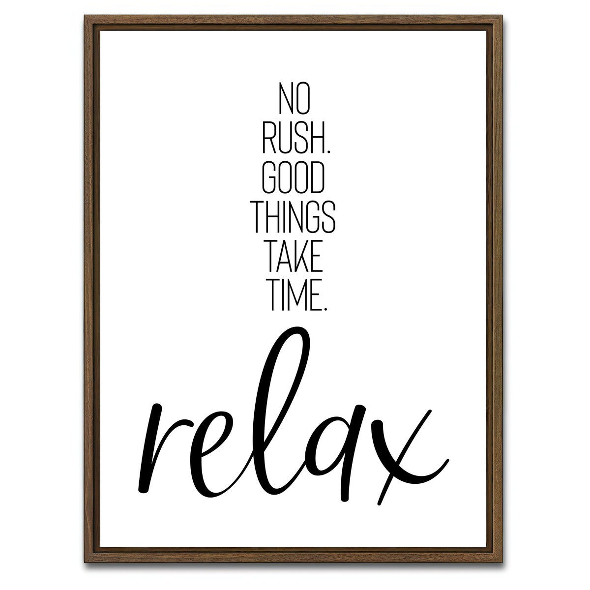 AUTO-MOCKUP WHITE | Relax | 1 Piece | Walnut Framed Canvas | group=3x4