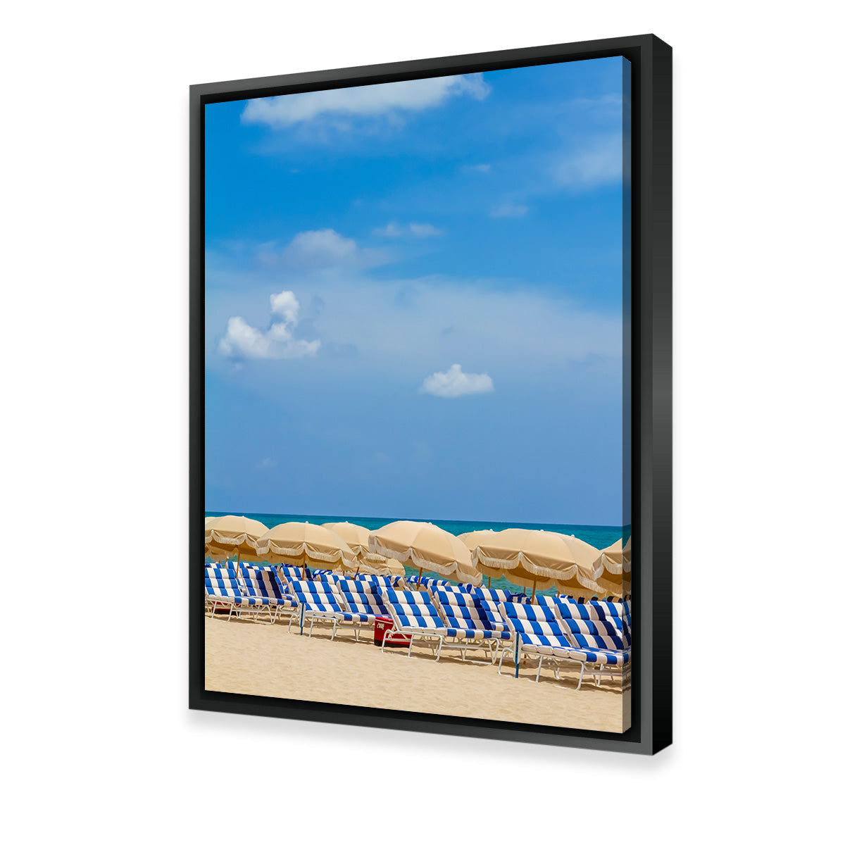 Relaxing Beach Scene Wall Art