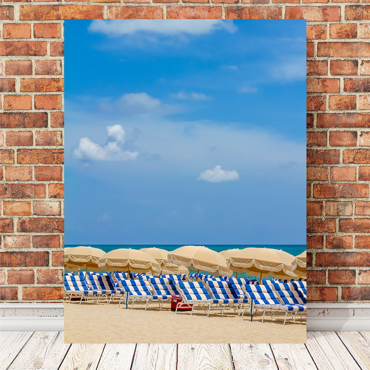 Relaxing Beach Scene Wall Art