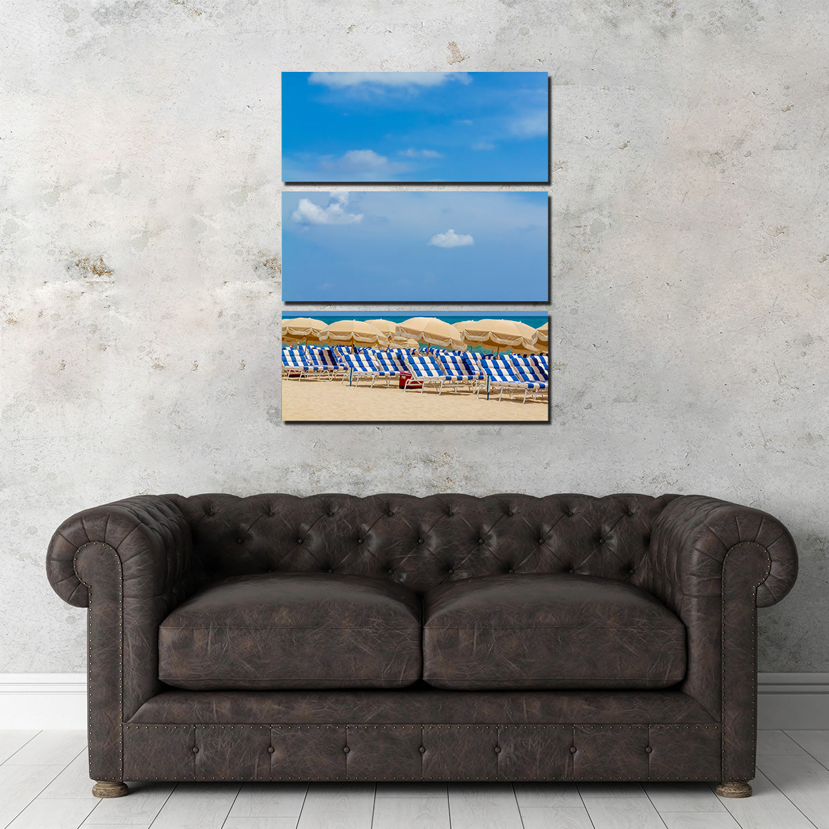 Relaxing Beach Scene Wall Art