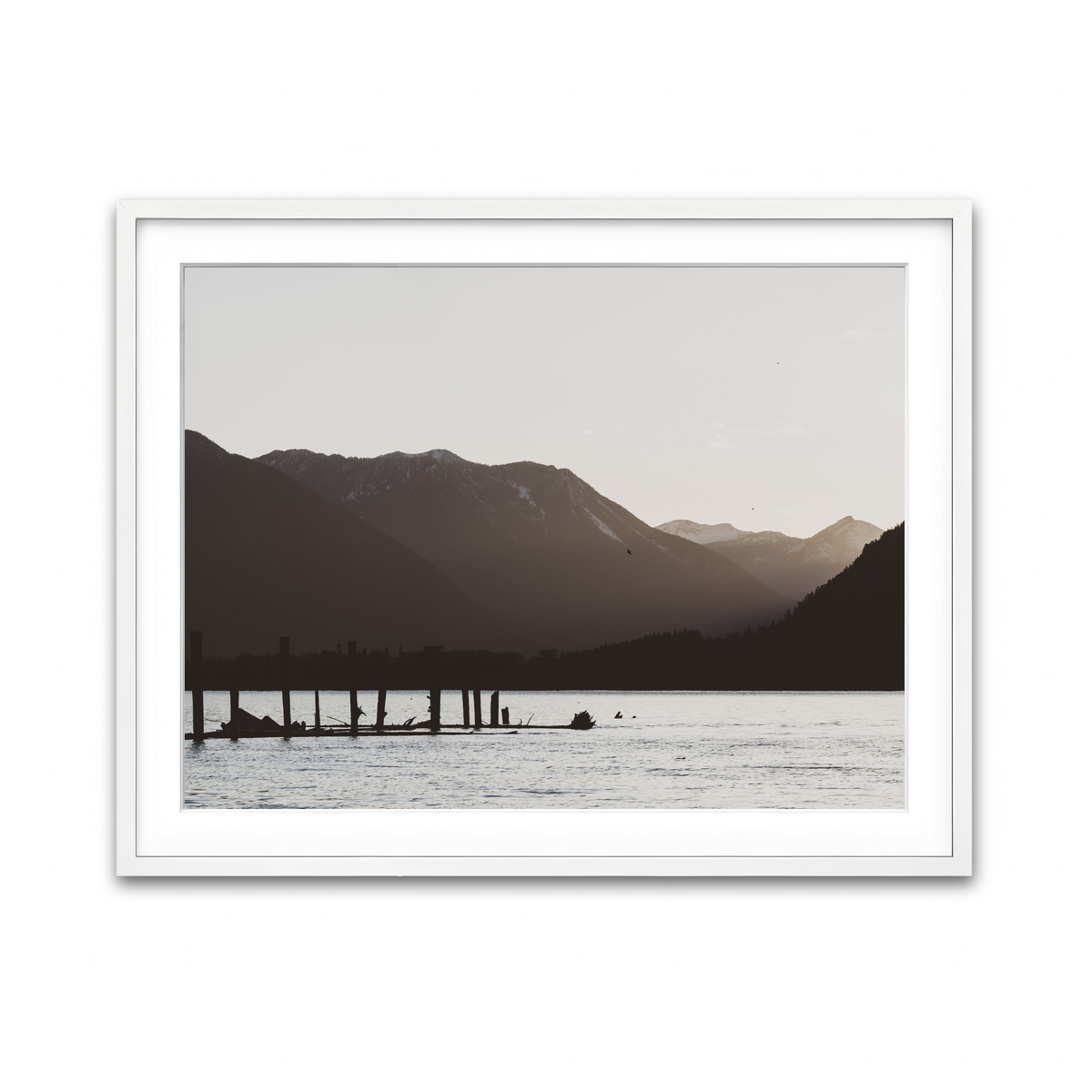 Framed Print 4x3 White