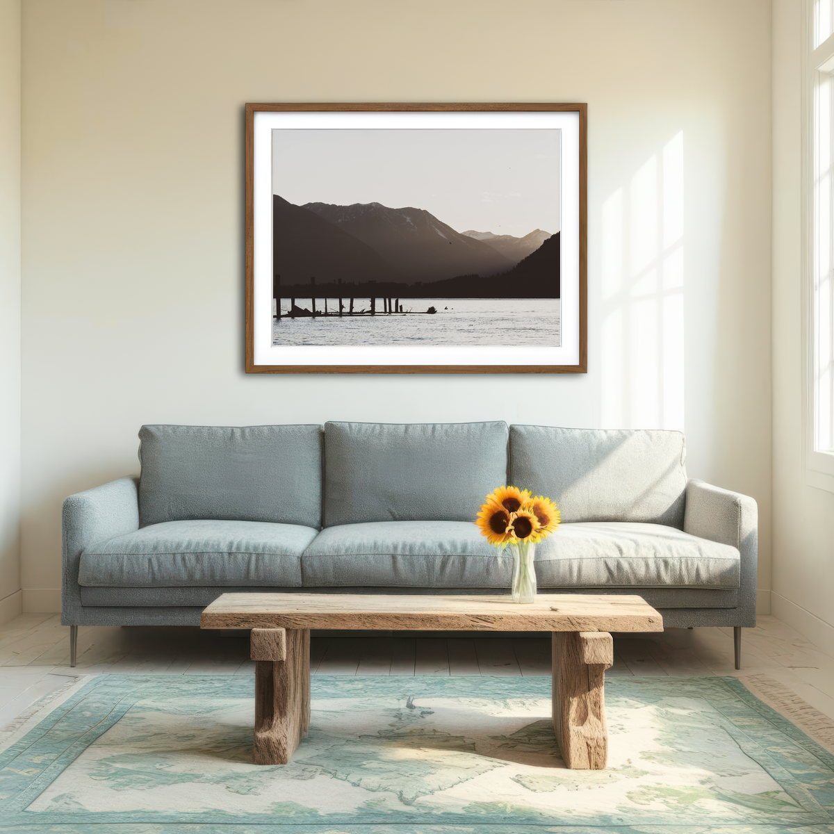 AUTO-MOCKUP ROOM | Remnants of a Dock Wall Art