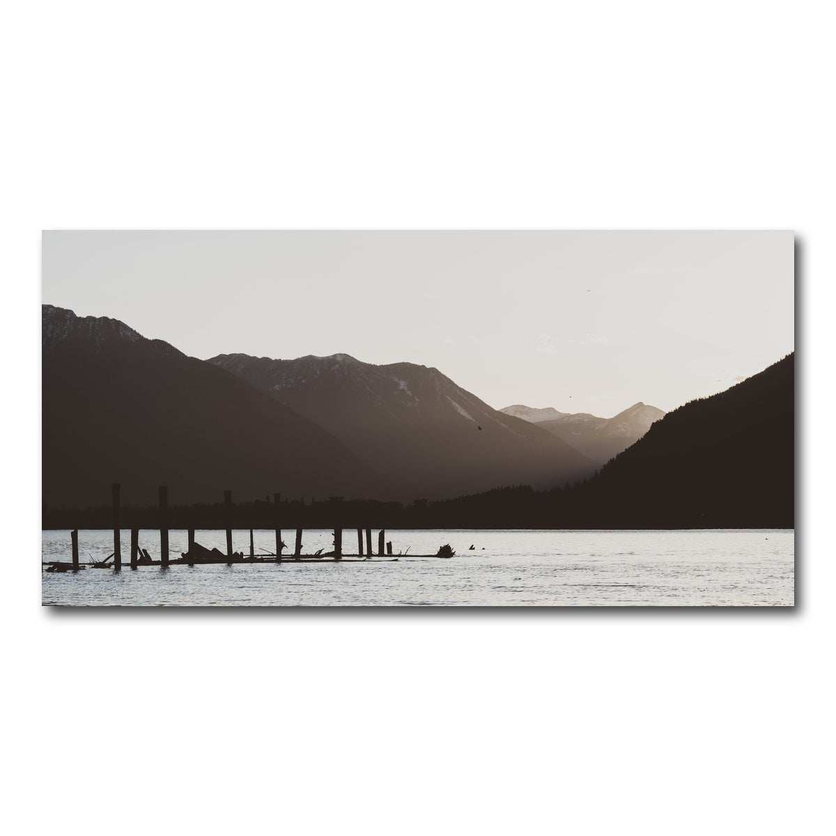 AUTO-MOCKUP WHITE | Remnants of a Dock | 1 Piece | Gallery Wrap Canvas | group=2x1