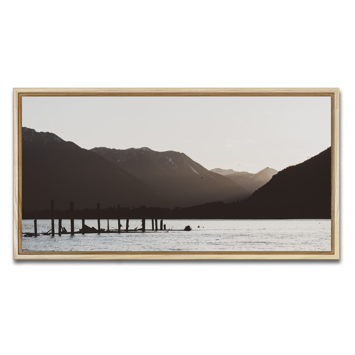 AUTO-MOCKUP WHITE | Remnants of a Dock | 1 Piece | Natural Framed Canvas | group=2x1