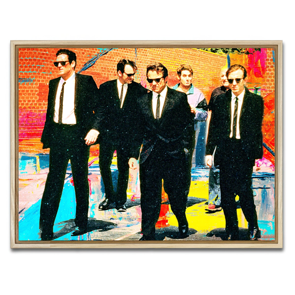 AUTO-MOCKUP WHITE | Reservoir Dogs | 1 Piece | Natural Framed Canvas | group=4x3