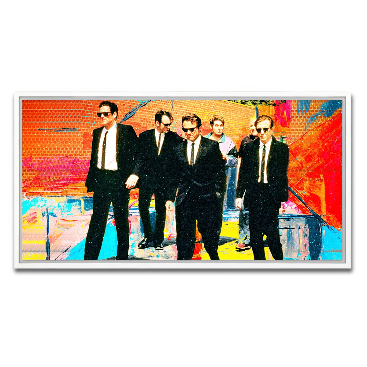 AUTO-MOCKUP WHITE | Reservoir Dogs | 1 Piece | White Framed Canvas | group=2x1