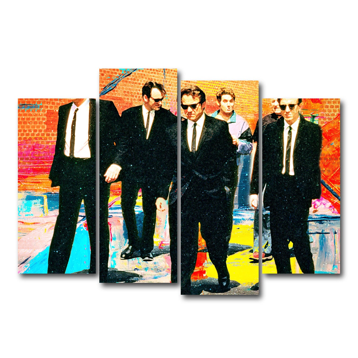 AUTO-MOCKUP WHITE | Reservoir Dogs | 4 Piece | Gallery Wrap Canvas | group=4_normal