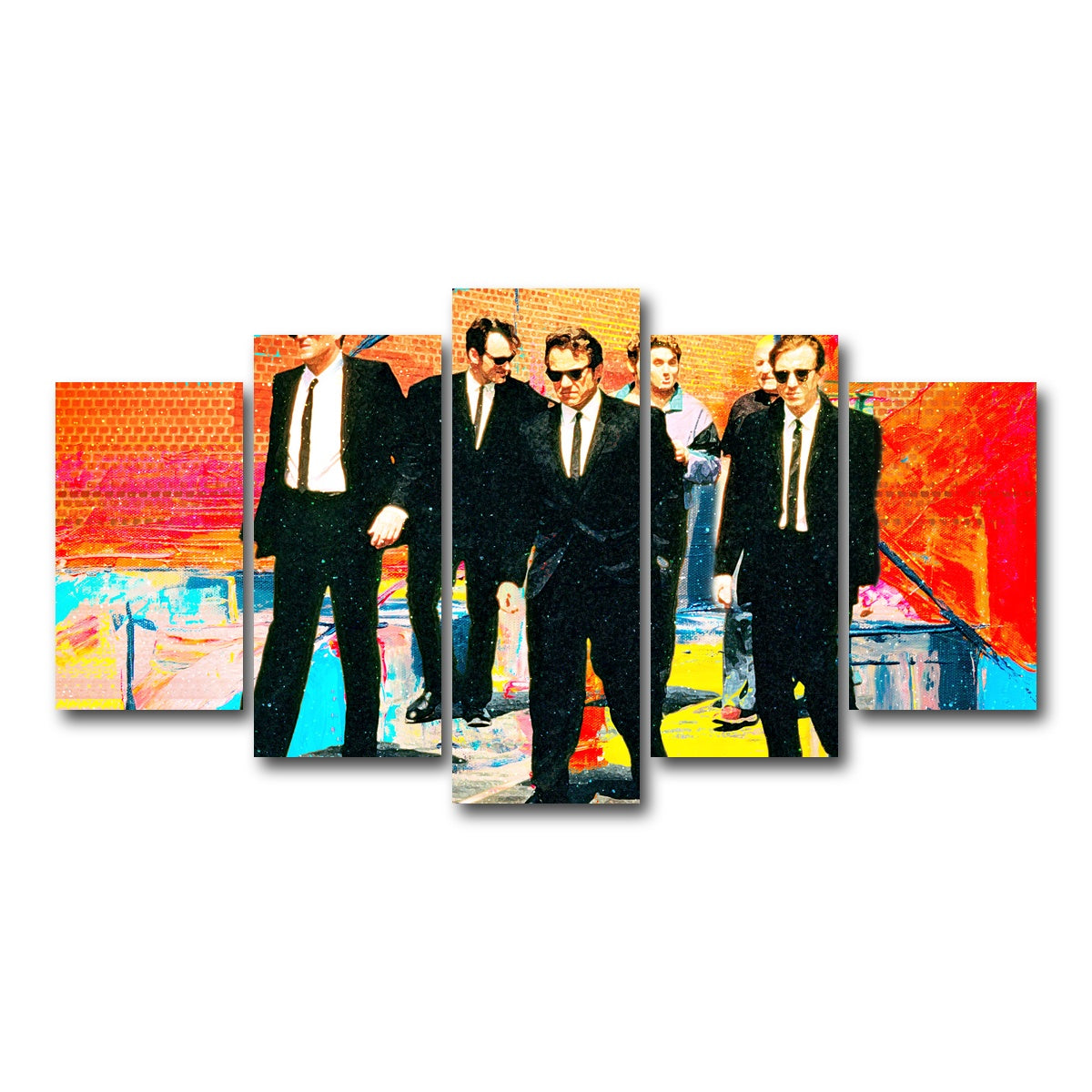 AUTO-MOCKUP WHITE | Reservoir Dogs | 5 Piece | Gallery Wrap Canvas | group=5_normal