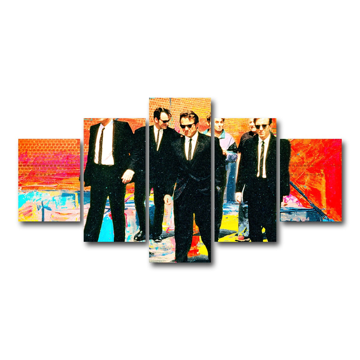 AUTO-MOCKUP WHITE | Reservoir Dogs | 5 Piece | Gallery Wrap Canvas | group=5_short