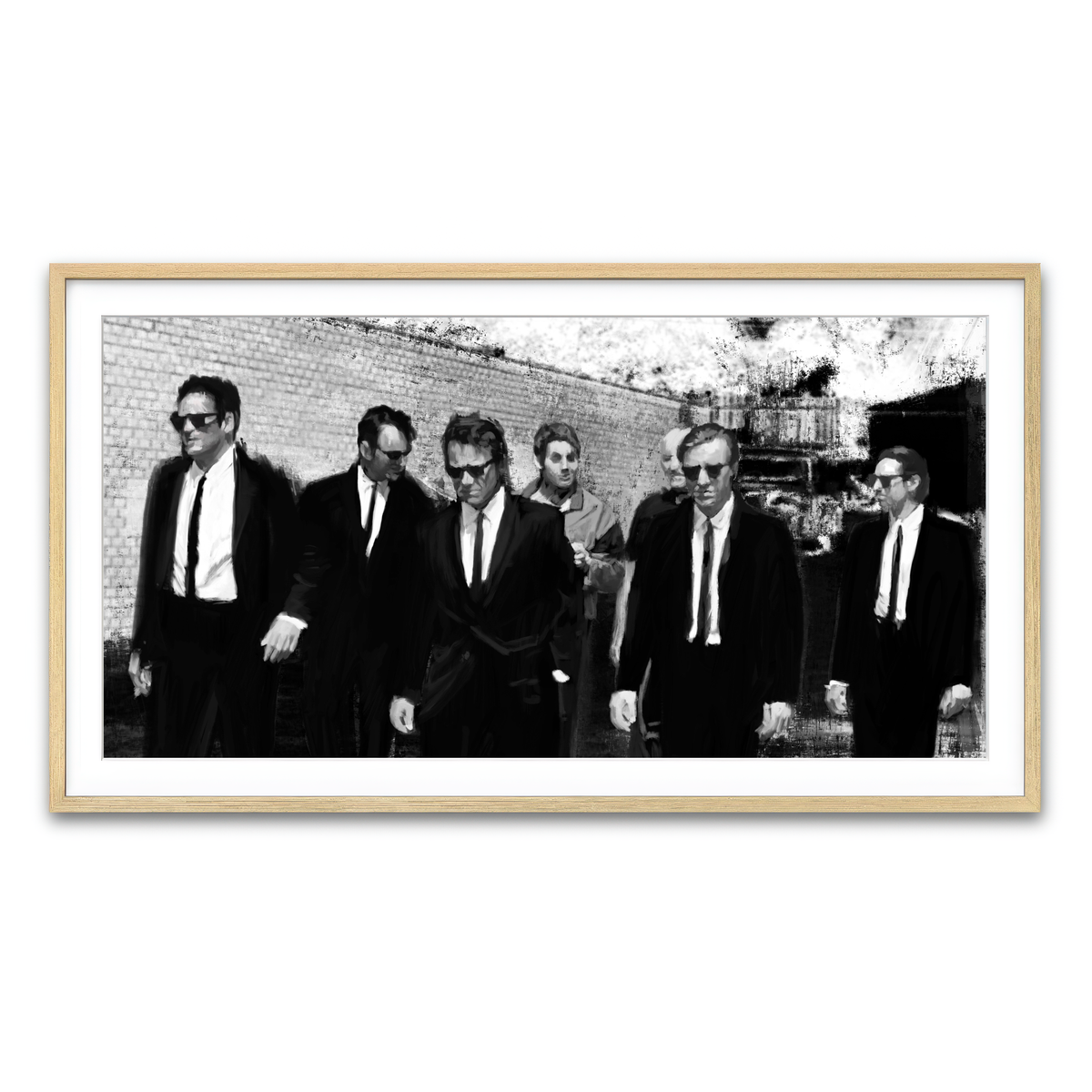 Framed Print 2x1 Natural