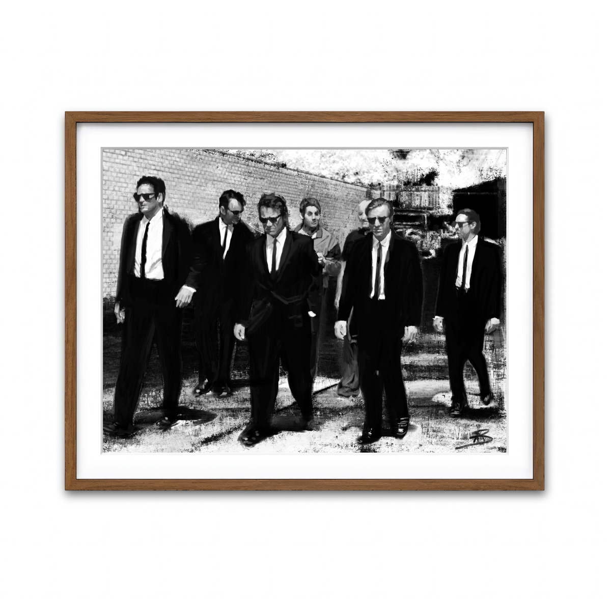 Framed Print 4x3 Walnut