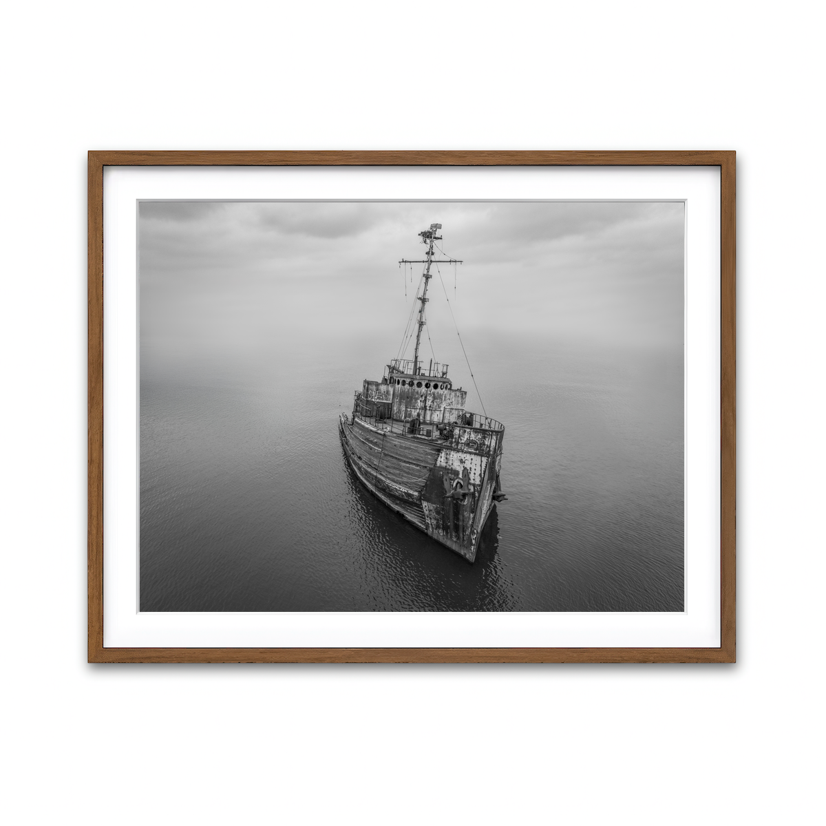 Framed Print 4x3 Walnut