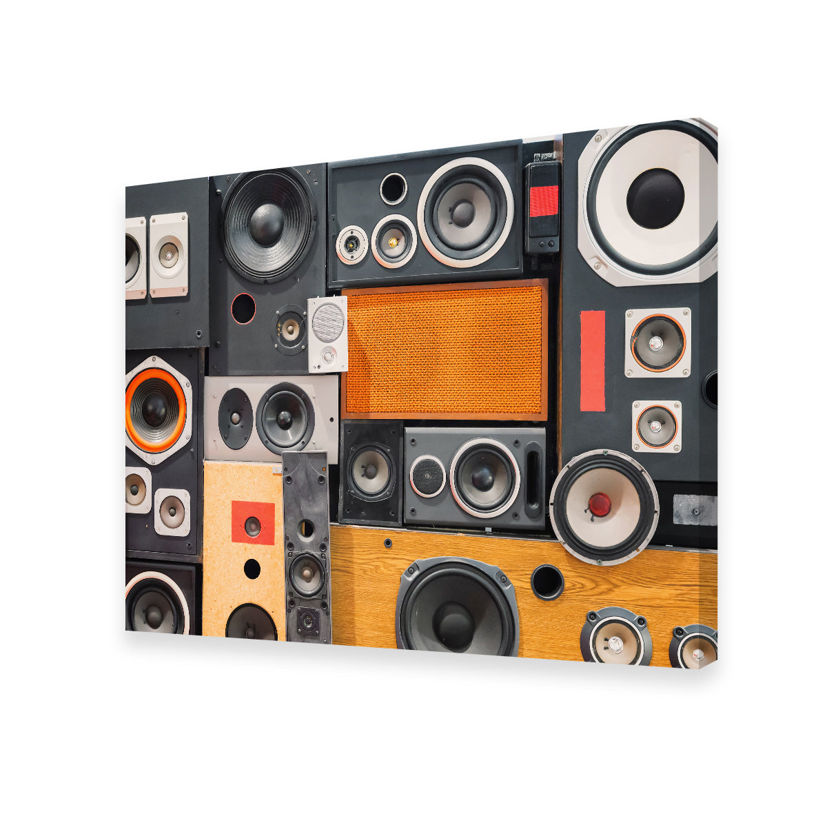 Retro Speakers Wall Art