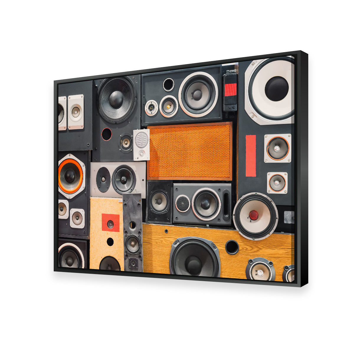 Retro Speakers Wall Art
