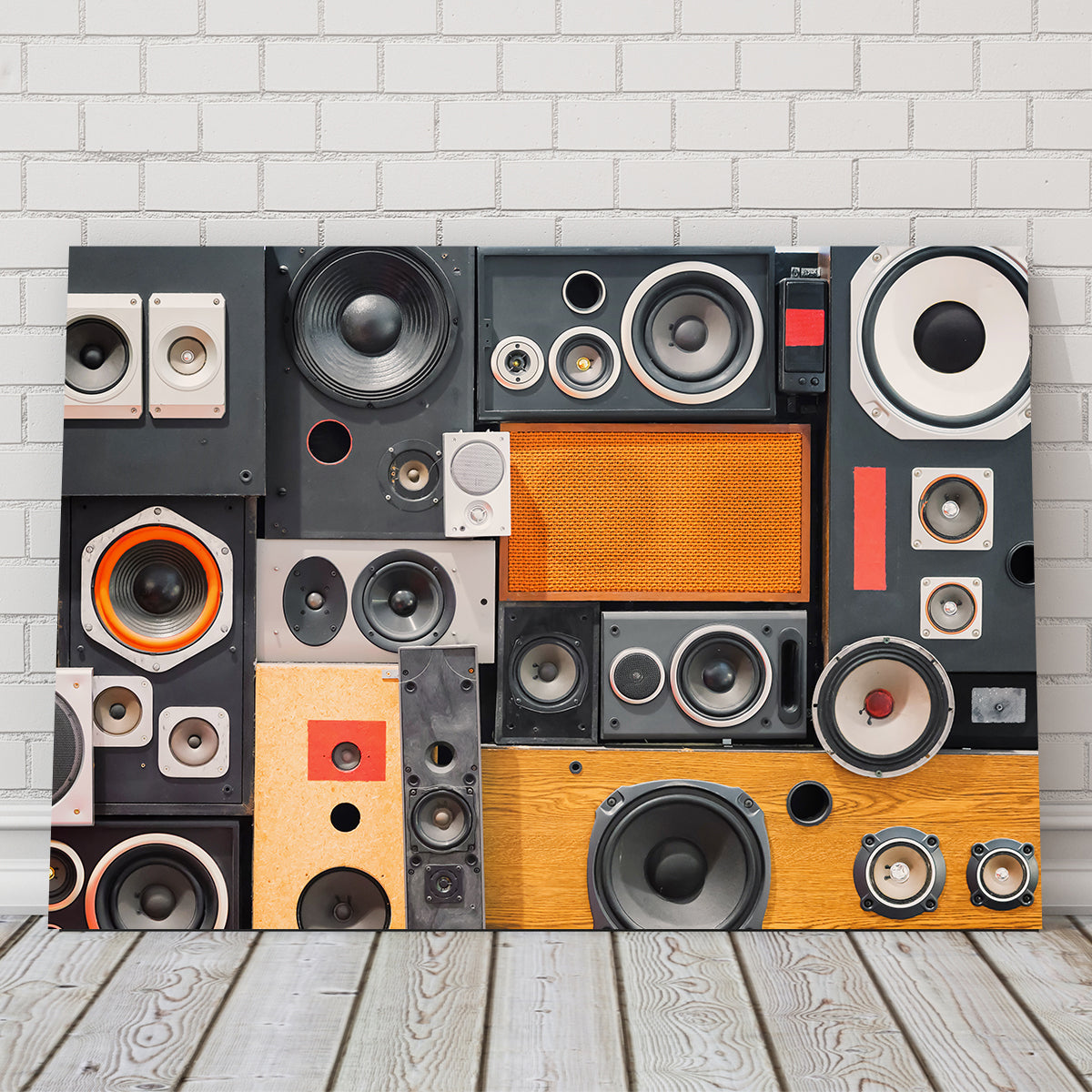 Retro Speakers Wall Art