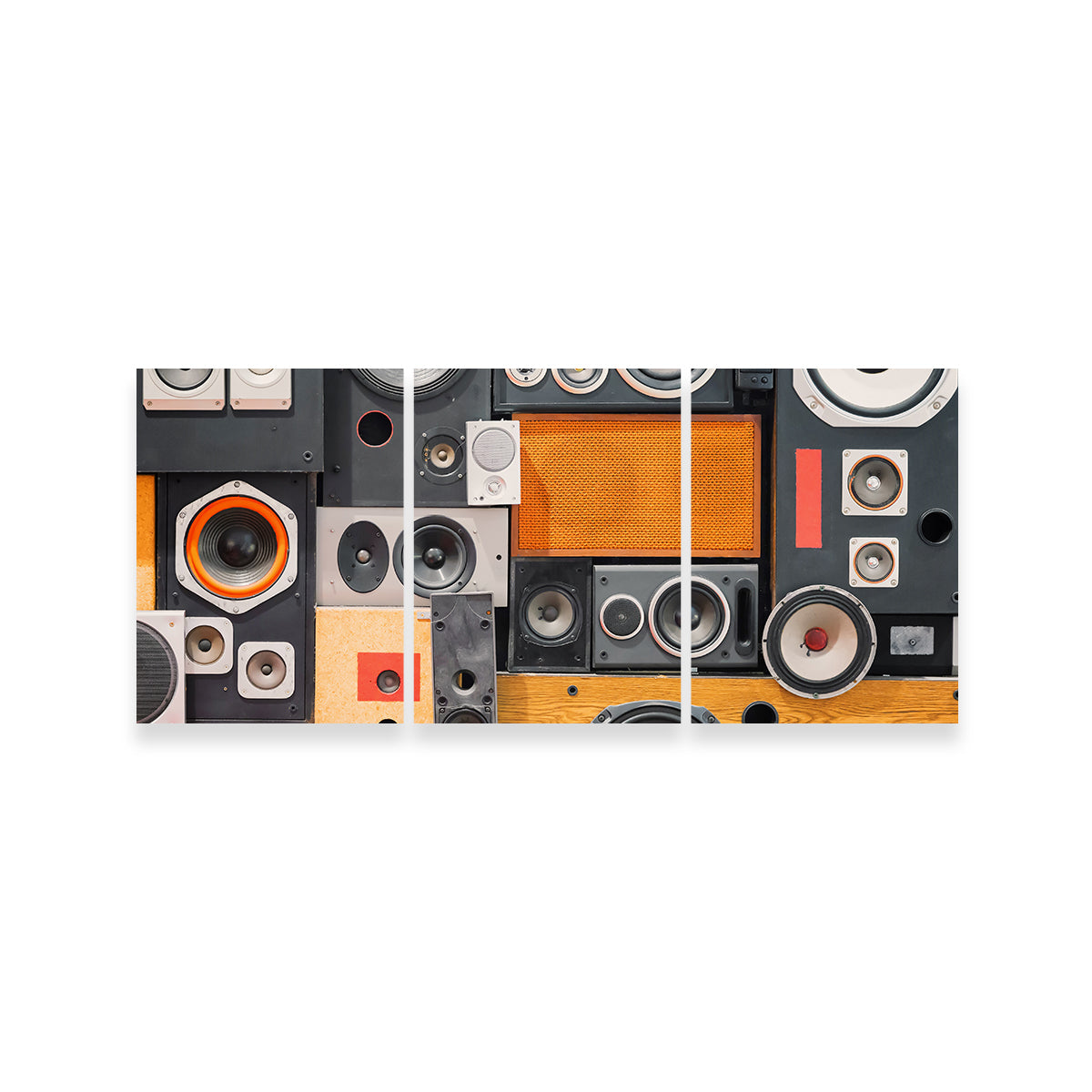 Retro Speakers Wall Art